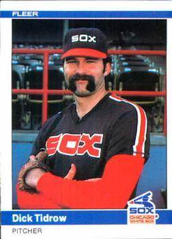 #72 Dick Tidrow - Chicago White Sox - 1984 Fleer Baseball