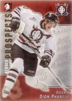 #72 Dion Phaneuf - Red Deer Rebels - 2004-05 In The Game Heroes and Prospects Hockey