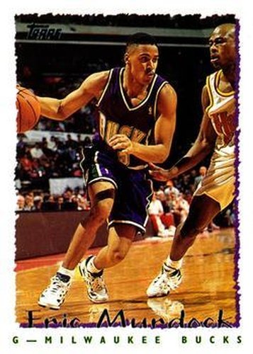 #72 Eric Murdock - Milwaukee Bucks - 1994-95 Topps Basketball