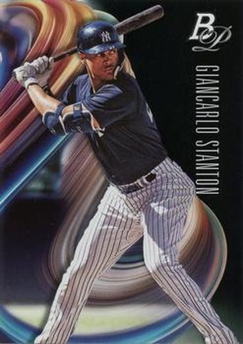 #72 Giancarlo Stanton - New York Yankees - 2018 Bowman Platinum Baseball