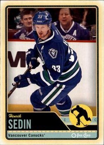 #72 Henrik Sedin - Vancouver Canucks - 2012-13 O-Pee-Chee Hockey