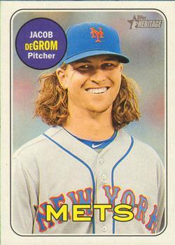 #72 Jacob deGrom - New York Mets - 2018 Topps Heritage Baseball