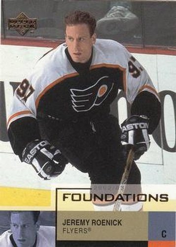 #72 Jeremy Roenick - Philadelphia Flyers - 2002-03 Upper Deck Foundations Hockey