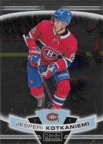 #72 Jesperi Kotkaniemi - Montreal Canadiens - 2019-20 O-Pee-Chee Platinum Hockey