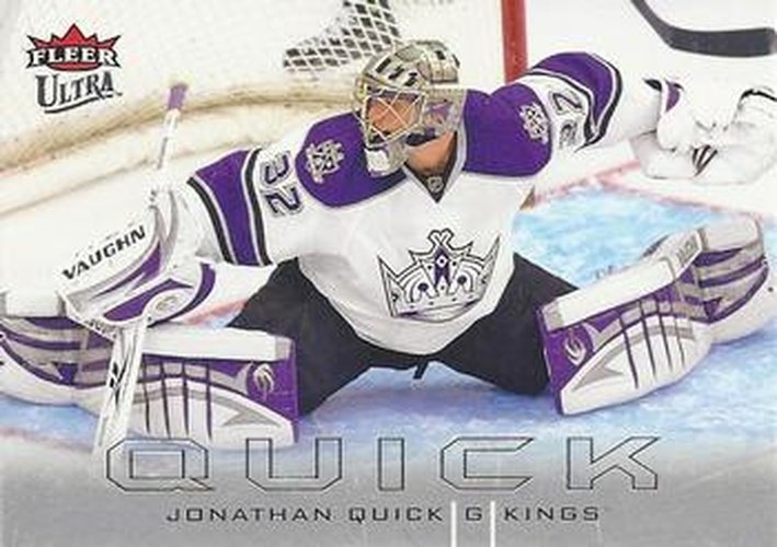 #72 Jonathan Quick - Los Angeles Kings - 2009-10 Ultra Hockey