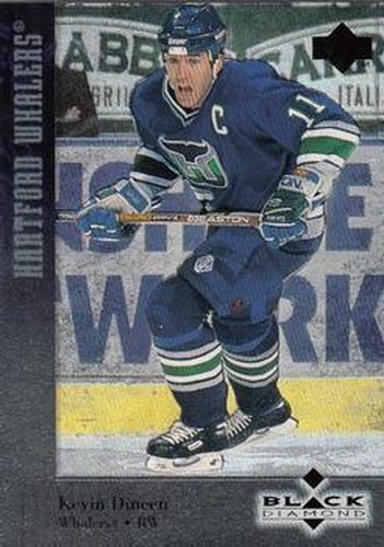 #72 Kevin Dineen - Hartford Whalers - 1996-97 Upper Deck Black Diamond Hockey