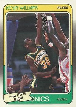 #72 Kevin Williams - Miami Heat - 1988-89 Fleer Basketball
