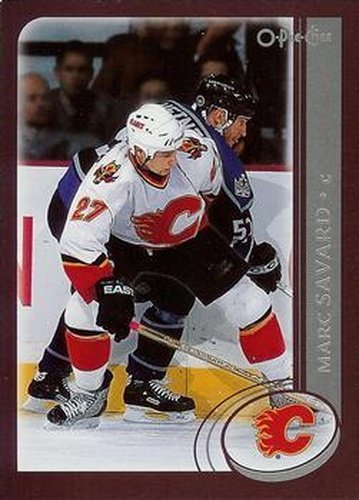 #72 Marc Savard - Calgary Flames - 2002-03 O-Pee-Chee Hockey