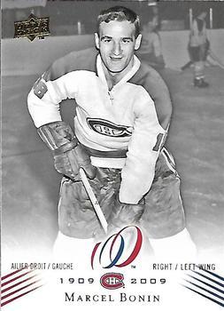 #72 Marcel Bonin - Montreal Canadiens - 2008-09 Upper Deck Montreal Canadiens Centennial Hockey