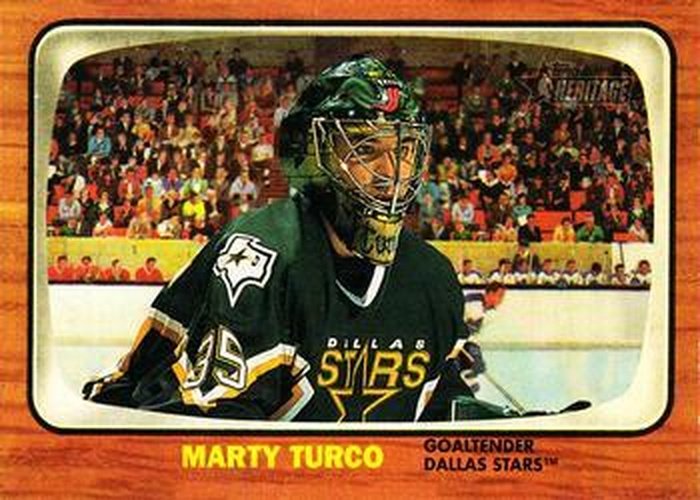 #72 Marty Turco - Dallas Stars - 2002-03 Topps Heritage Hockey