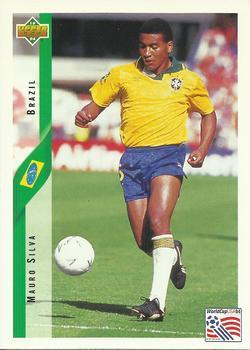 #72 Mauro Silva - Brazil - 1994 Upper Deck World Cup Contenders English/Spanish Soccer