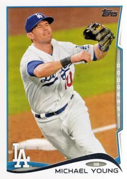 #72 Michael Young - Los Angeles Dodgers - 2014 Topps Baseball