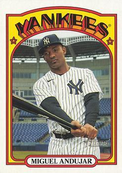 #72 Miguel Andujar - New York Yankees - 2021 Topps Heritage Baseball
