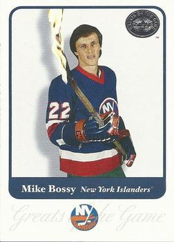 #72 Mike Bossy - New York Islanders - 2001-02 Fleer Greats of the Game Hockey