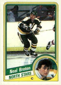 #72 Neal Broten - Minnesota North Stars - 1984-85 Topps Hockey