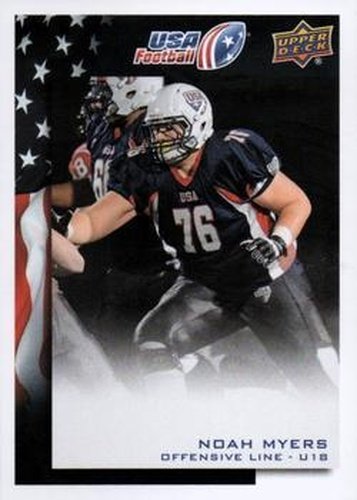 #72 Noah Myers - USA - 2014 Upper Deck USA Football