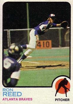 #72 Ron Reed - Atlanta Braves - 1973 Topps Baseball