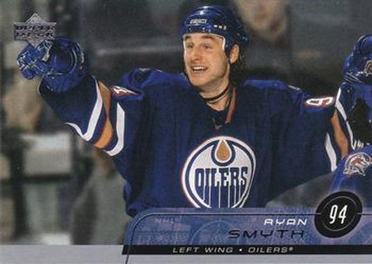 #72 Ryan Smyth - Edmonton Oilers - 2002-03 Upper Deck Hockey