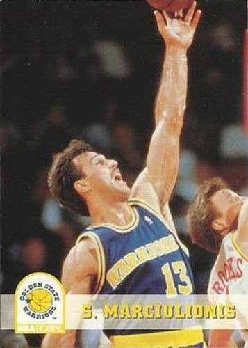#72 Sarunas Marciulionis - Golden State Warriors - 1993-94 Hoops Basketball
