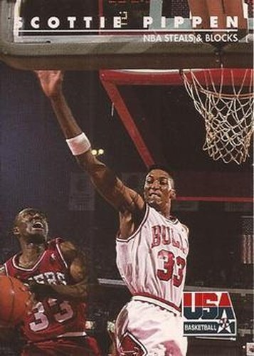 #72 Scottie Pippen - USA - 1992 SkyBox USA Basketball