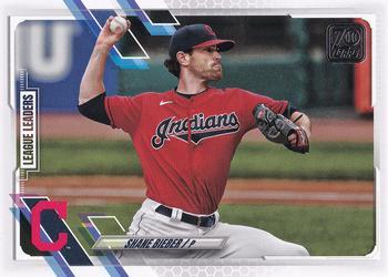#72 Shane Bieber - Cleveland Indians - 2021 Topps Baseball