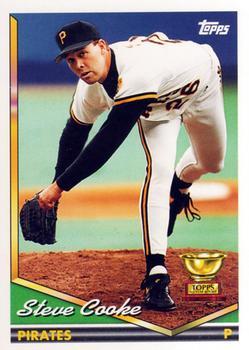 #72 Steve Cooke - Pittsburgh Pirates - 1994 Topps Baseball