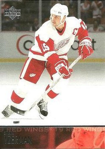 #72 Steve Yzerman - Detroit Red Wings - 2003-04 Upper Deck Hockey