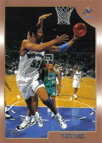 #72 Terry Davis - Washington Wizards - 1998-99 Topps Basketball