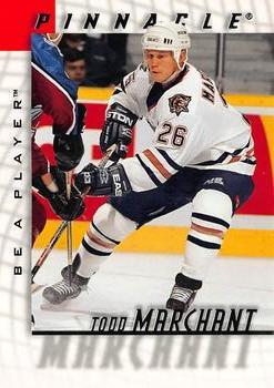 #72 Todd Marchant - Edmonton Oilers - 1997-98 Pinnacle Be a Player Hockey