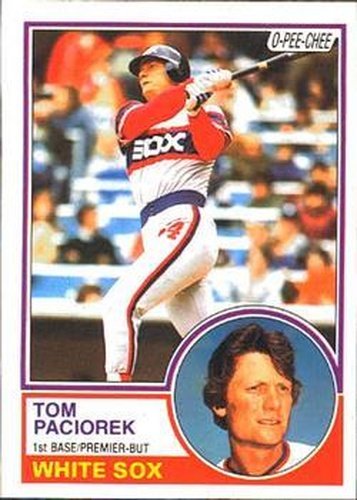 #72 Tom Paciorek - Chicago White Sox - 1983 O-Pee-Chee Baseball