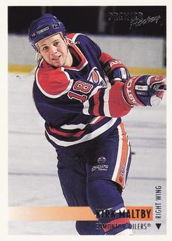 #72 Kirk Maltby - Edmonton Oilers - 1994-95 O-Pee-Chee Premier Hockey