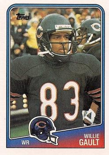 #72 Willie Gault - Chicago Bears - 1988 Topps Football