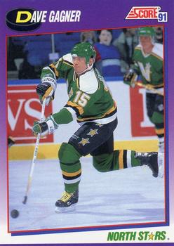 #72 Dave Gagner - Minnesota North Stars - 1991-92 Score American Hockey