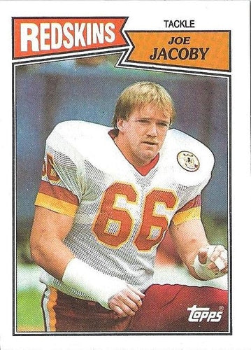 #72 Joe Jacoby - Washington Redskins - 1987 Topps Football