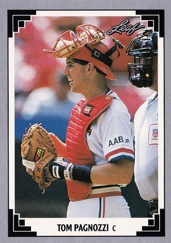 #72 Tom Pagnozzi - St. Louis Cardinals - 1991 Leaf Baseball