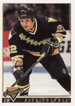 #72 Rick Tocchet - Pittsburgh Penguins - 1993-94 Topps Premier Hockey