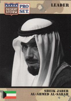 #72 Sheik Jaber Al-Ahmed Al-Sabah - Emir of Kuwai - 1991 Pro Set Desert Storm