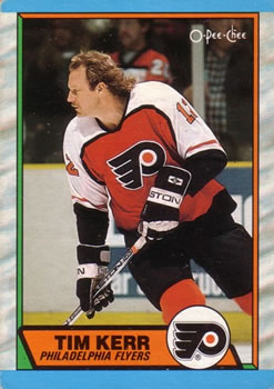 #72 Tim Kerr - Philadelphia Flyers - 1989-90 O-Pee-Chee Hockey