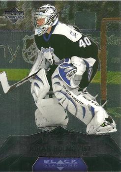 #72 Johan Holmqvist - Tampa Bay Lightning - 2007-08 Upper Deck Black Diamond Hockey