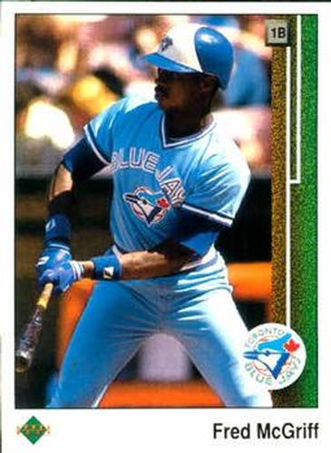 #572 Fred McGriff - Toronto Blue Jays - 1989 Upper Deck Baseball