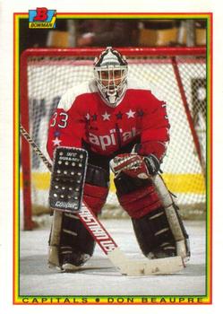 #72 Don Beaupre - Washington Capitals - 1990-91 Bowman Hockey