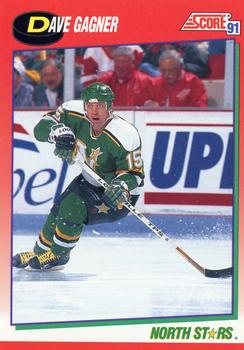 #72 Dave Gagner - Minnesota North Stars - 1991-92 Score Canadian Hockey