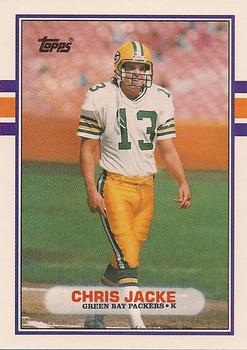 #72T Chris Jacke - Green Bay Packers - 1989 Topps Traded Football
