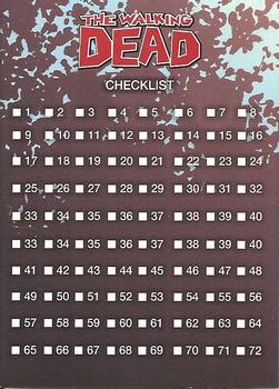 #72 Checklist - 2013 Cryptozoic The Walking Dead