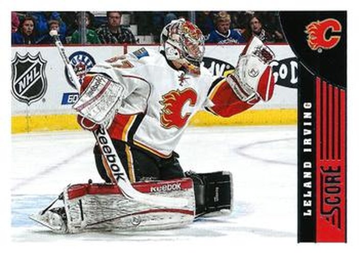 #72 Leland Irving - Calgary Flames - 2013-14 Score Hockey