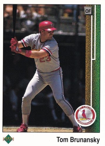 #272 Tom Brunansky - St. Louis Cardinals - 1989 Upper Deck Baseball