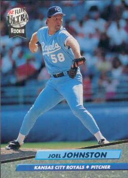 #72 Joel Johnston - Kansas City Royals - 1992 Ultra Baseball