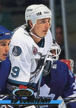 #72 Ed Courtenay - San Jose Sharks - 1993-94 Stadium Club Hockey
