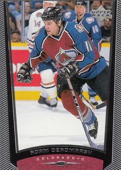 #72 Adam Deadmarsh - Colorado Avalanche - 1998-99 Upper Deck Hockey