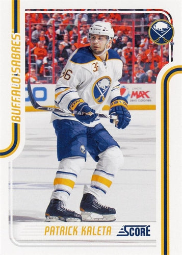 #72 Patrick Kaleta - Buffalo Sabres - 2011-12 Score Hockey